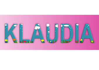 Vorname Klaudia, Grafik