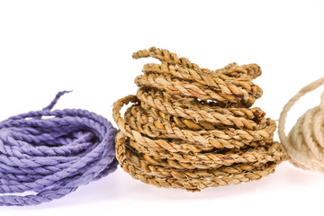 colorful rope  made from mulberry paper
