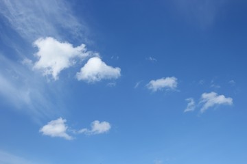 Naklejka na ściany i meble blue sky with cloud beautiful nature 