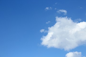 blue sky with cloud  beautiful nature 