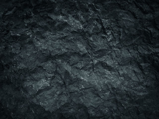 Naklejka premium Dark grey black slate background