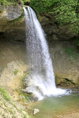 Fototapeta premium Scheidegger Wasserfälle bei Lindenberg 