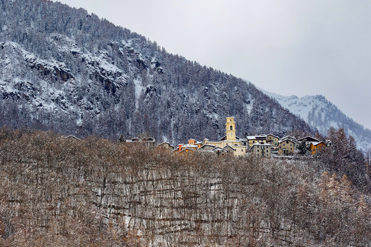 Valmalenco (IT) - Primolo - Vista invernale