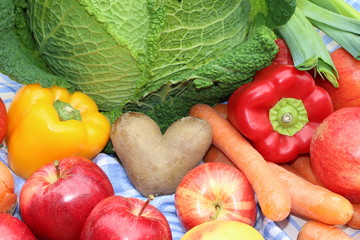 Healthy Food, gesundes Essen