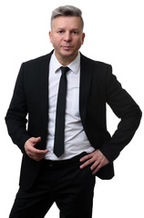 portrait of middle aged business man