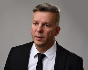 middle aged businessman portrait