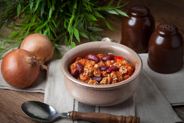 Stew of meat and vegetables.