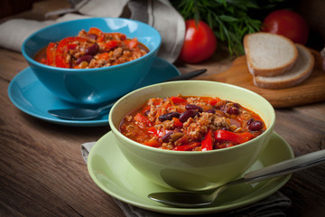 Stew of meat and vegetables.