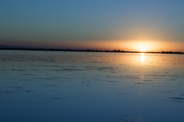 River at Sundown