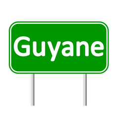 Guyane road sign.