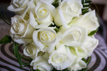 Ramos de rosas blancas