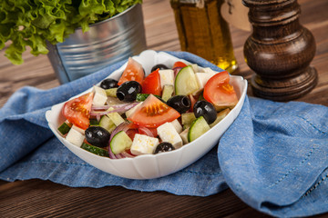 Delicious greek salad