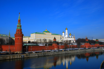 Obraz premium Moscow Kremlin. Color photo.