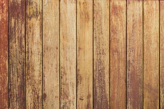 background and texture of decorative old wood striped on surface
