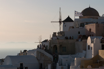 tramonto a Oia - isola di Santorini