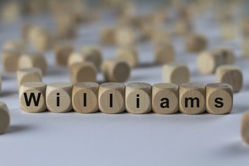 Williams - Holzwürfel mit Buchstaben