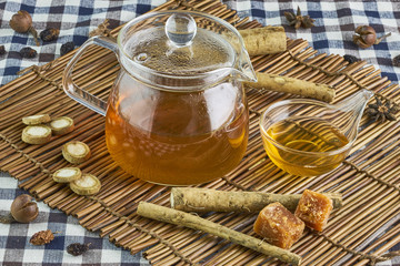 Burdock herbal tea