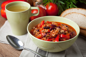 Stew of meat and vegetables.