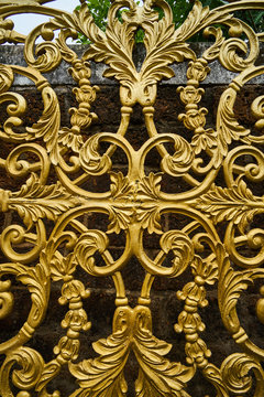 Golden Tence Ornament