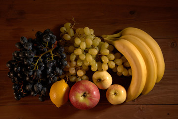 fruits on a table