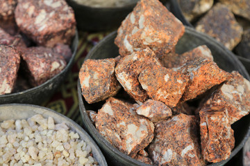 Frankincense on a market. Israël.
