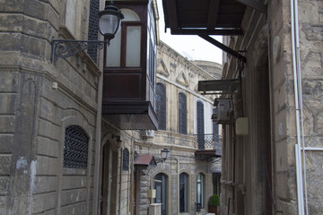 old narrow town street
