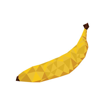 banana fruit mosaic icon image vector illustration design 