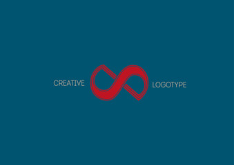Creative logo with a double meaning, the letter X, S