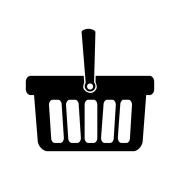 shopping basket icon image vector illustration design 