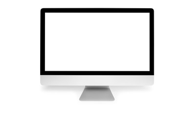 166959 5k monitor isolated on white