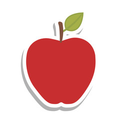 apple fruit icon image vector illustration design 
