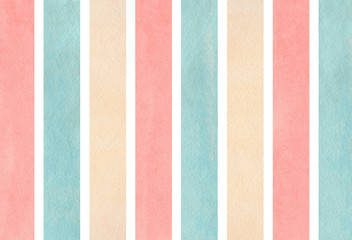 Watercolor striped background.