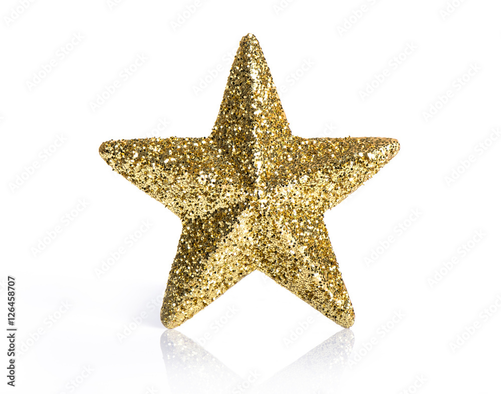 Wall mural golden star