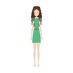 woman cartoon icon image vrctor illustration design 