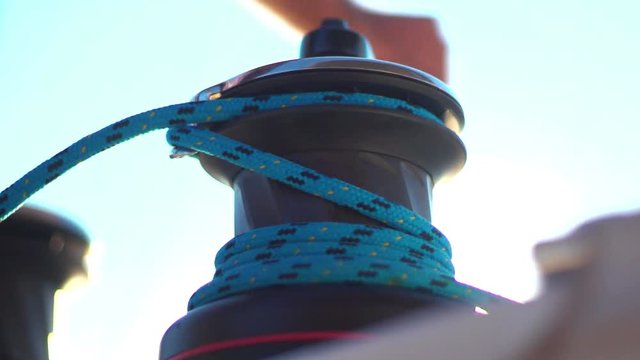 Winch With Rope
