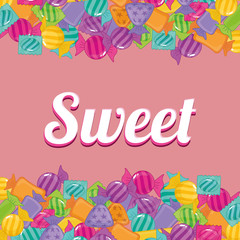 Fototapeta na wymiar sweet candy shop icon vector illustration graphic design