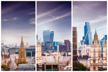London skyline, old and new