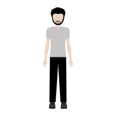 man cartoon icon image vector illustration design 