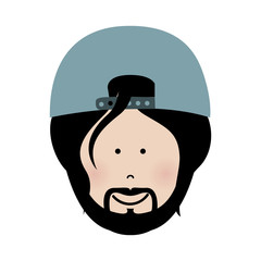 man cartoon icon image vector illustration design 