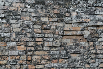 Brick wall facade, Pre Rup Temple, Siem Reap, Angkor, Cambodia