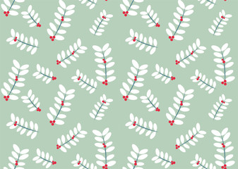 Christmas seamless pattern vector for background and greetings card and web