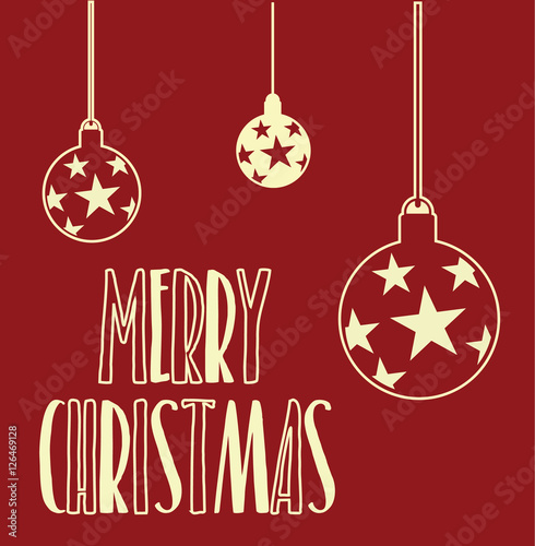 Christmas greeting card. merry christmas lettering stock vector illustration 166975163 "Merry Christmas Greeting Card - Merry Christmas Letter Background Postcard Calligraphy