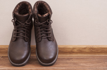 brown men's shoes