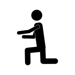 person pictogram icon image vector illustration design  design