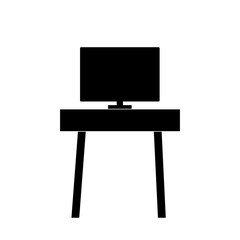 desk table icon image vector illustration  design