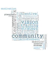 COMMUNITY word cloud