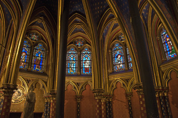 Fototapeta na wymiar Sainte Chapelle, Paris, France