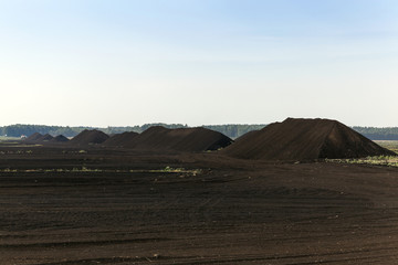 extraction of peat