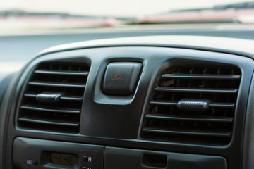 Obraz na płótnie Canvas Air conditioner in compact car