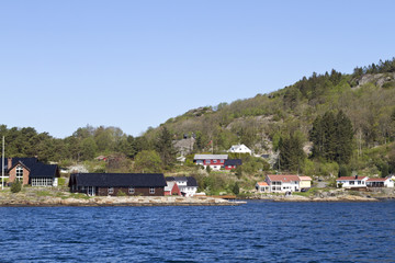 Fototapeta na wymiar Norway coastline